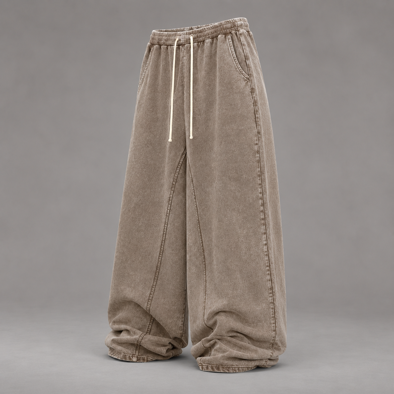 Washed Relaxed-Fit Jogger Pants