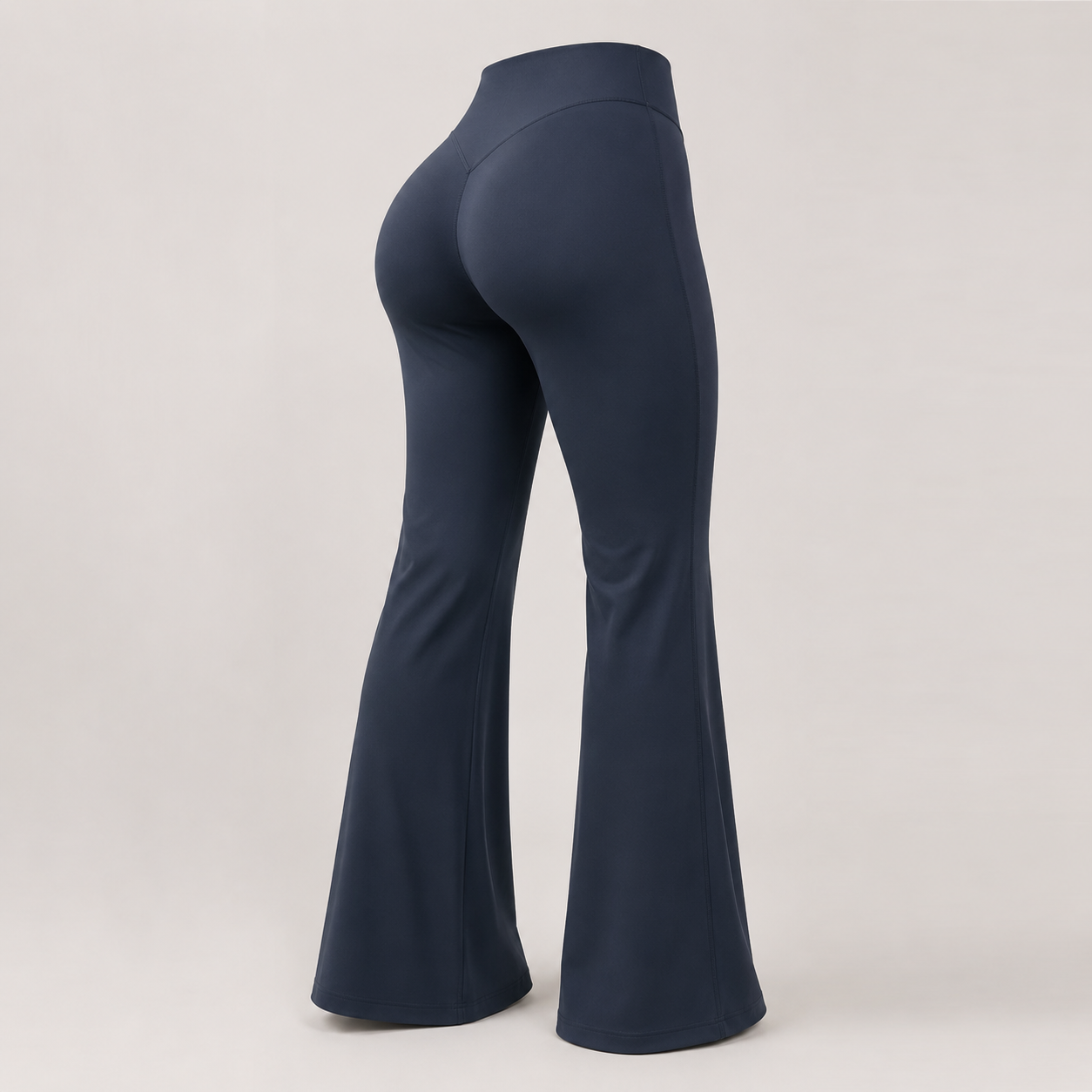 Sculpted High-Waist Flare Leggings