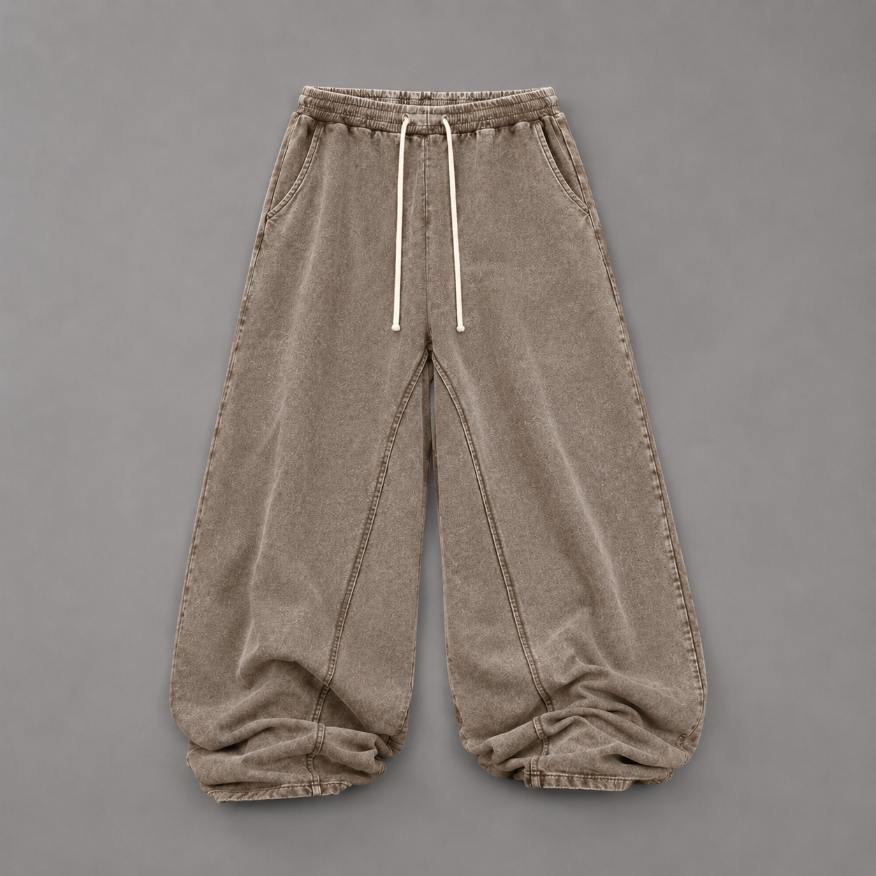 Washed Relaxed-Fit Jogger Pants